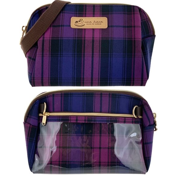 Uma Hana Handbags - Waterproof Plaid Crossbody Shoulder Phone Purse